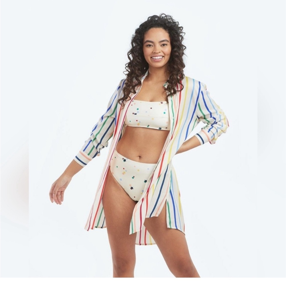 Summersalt effortless shirt dress coverup